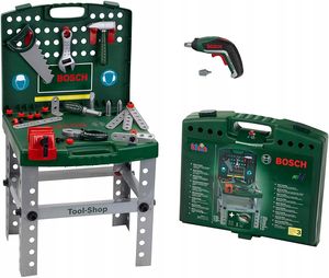 Theo Klein 8686 Bosch Transportable Bosch Werkbank - mit Banderole