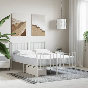 vidaXL Schaumstoffmatratze Weiß 140x220 cm Härtegrad H2 H3