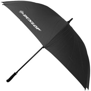 Dunlop XXL Paar Regenschirm Grau 130cm Partnerschirm für 2 Personen Stockschirm Familienschirm Doppelregenschirm