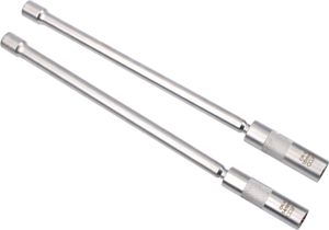 CCLIFE Magnet Zündkerzenschlüssel 14 16 mm 3/8' Zündkerzen Glühkerzen Zwölfkant 310mm