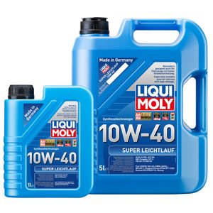 LIQUI MOLY Motoröl Super Leichtlauf 10W-40 5 Liter & 1 Liter 6 Liter Motoröl Set