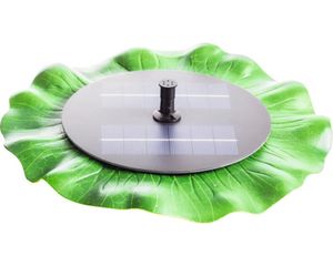 Wasserspiel Teich HEISSNER Seerosenblatt Solarpumpen-Set bis zu 150 l/h, schwimmend