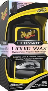 Meguiar's® Ultimate Liquid Wax  - 473 ml - Flüssigwachs mit Abperleffekt + Mikrofasertuch
