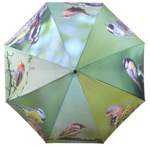 Esschert Design Regenschirm Vögel