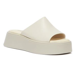 Vagabond Courtney Womens Off White Slide