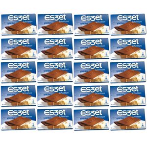 Eszet Schnitten 8 Vollmilchschokoladen Täfelchen 75g 20er Pack