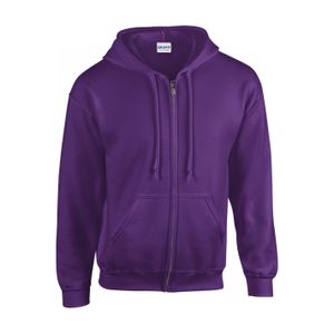 Gildan Herren Sweatjacke Heavy Blend™ Full Zip Hooded Sweatshirt 18600 Violett Purple M