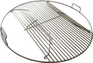 Grillrost aus Edelstahl für Kugelgrills mit 57 cm Durchmesser (auch für Weber geeignet)