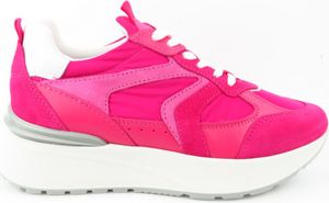 Nero Giardini Velour fuxia Damen Sneaker low in Rosa, Größe 40