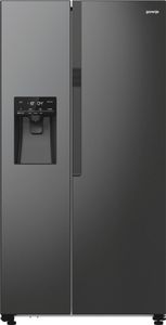 Gorenje NRR9185ESBXL Side-by-Side Kühlgefrierkombination Superior, LED-Dispaly, IceMaker, 566 Liter, Schwarz