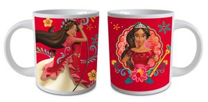 Elena of Avalor - Rot - Keramik Tasse Kinderbecher - Größe Ø7,3 H8,3 cm