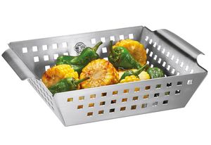 GEFU 894-15 Grillschale BBQ klein ER 25x21,5x5cm, silber