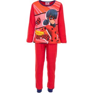 Schlafwäsche Miraculous Ladybug Kinder Schlafanzug Pyjama lang, Rot / 98