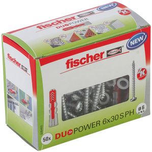 fischer DUOPOWER 6 x 30 PH LD mit Panhead-Schraube