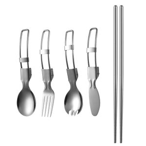 INF Klappbesteckset 5-teilig Silber