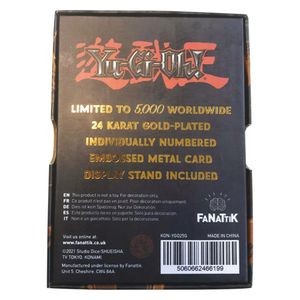 Yu-Gi-Oh! Replik Card Black Luster Soldier (vergoldet)