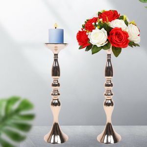 10 kusů držák svíčky Zlatý železný držák svíčky Svícen Držák čajového světla Svatební dekorace Váza Květinový stojan Ornament Dekorace
