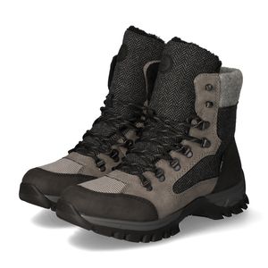 Rieker Damen Schnürstiefel in Grau, Größe 38