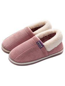 Hausschuhe Damen Herren Geschlechtneatral Low Boden Geschlossener Toe Fuzzy Slipper Komfort Flat House Schuhe,Farbe:Violett,Größe:36-37