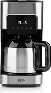BEEM FRESH-AROMA-TOUCH Filterkaffeemaschine - Thermo | Edelstahl | 1 l Thermokanne | 24-Stunden-Timer | 800 W | Touch-Display | Für 4-8 Tassen