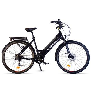 Urbanbiker Sidney | City E-Bike | 100KM Reichweite | Schwarz | 26"