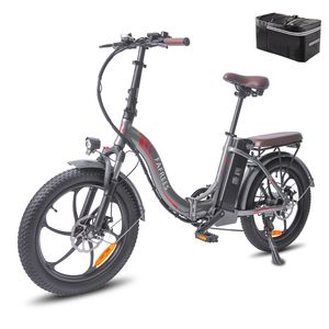 FAFREES F20 PRO 20 palcové elektrické kolo Fat Bike E-bike 250W 36V/18AH Shimano Pedelec Citybike 25km/h Grey