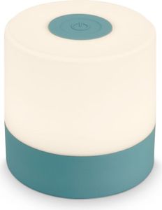 BRILONER  Mini LED Akku Tischleuchte IP44, Stufenweise Dimmbar, Touch, Mobiles Licht, LED Tischlampe Aussen, 7 cm hoch, Blau