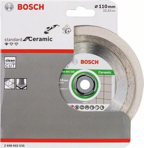 Bosch Diamanttrennscheibe Standard for Ceramic 250 x 30 + 25,40 x 1,6 x 7 mm