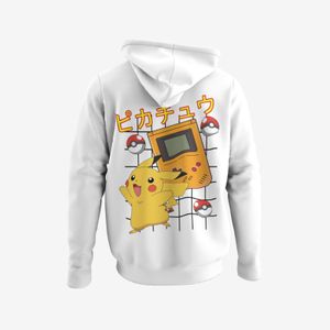 Męska bluza z kapturem Anime Pokemon Monster Pikachu Gameboy ????? Energia elektryczna