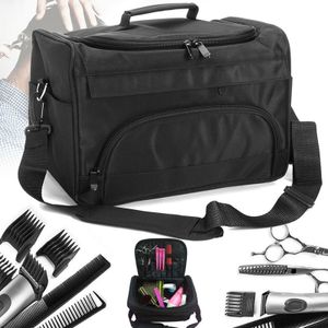 Friseurtasche Werkzeugtasche Salon Friseur Tasche Geräte Koffer Multi-function Makeup Tasche, Schwarz