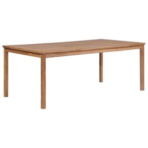 vidaXL Záhradný stôl 200x100x77 cm Teakové masívne drevo