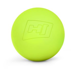 Hop-Sport Massageball für Hand, Fuß, Rücken - Faszienball für die gezielte Triggerpunkt-Massage aus Silikon – 63 mm Durchmesser HS-S063MB - Limettengrün