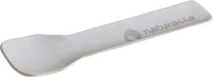 150x Eislöffel Eisspatel Papier Karton  'naturesse' 9,5 cm weiss