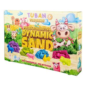 Tuban Dynamischer Sand – Farm-Set Indoor Spielsand 4X 200G Color