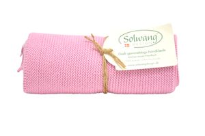 Solwang Handtücher '1 Stück gestricktes Handtuch' Hell rosa
