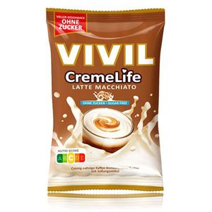 Vivil Creme Life Latte Macchiato pastylki do ssania bez cukru 90g