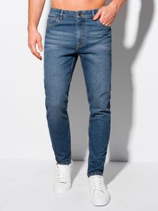 Edoti - Herren P1115 Slim Fit Raw Jeans BLUE M
