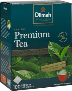 Dilmah Ceylon Premium Tee Klassischer Schwarzer Tee 200 G (100 X 2 G)