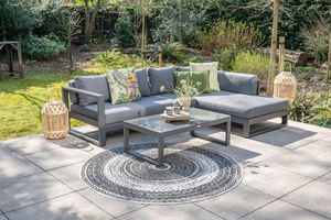 Garden Impressions Lounge Set Esmee 3-teilig links carbon black