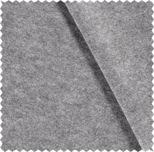 Bastelfilz Meterware 3mm dick grau meliert, Filzstoff Uni Filz *Ab 50 x 90cm