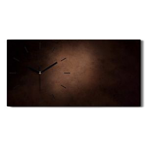 Wohnzimmer-Bild Leinwand Uhr Geräuschlos 60x30 Malerei Abstrakte Kunst - schwarze Hände