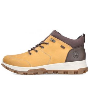 Rieker Boot - Braun Veloursleder Größe: 45 Normal