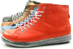 Andrea Conti Sneaker high 0341500 Damen Schnürboots mit Reißverschluss, Größe:40 EU, Farbe:Braun