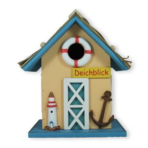 Nistkasten bunt Vogelhaus Holz FSC Deichblick Nisthaus für Vögel