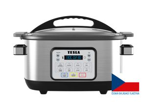 TESLA MultiCook M80 Deluxe Wielofunkcyjny garnek, 10 inteligentnych programów, Wolnowar, Parowar, Urządzenie do gotowania ryżu, Brytfanna, Sous Vide,