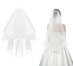 80cm Brautschleier Damen Einfach Tüll Kurz Junggesellinnenabschied Hochzeit Schleier mit Kamm für Hochzeit Junggesellinnenabschied