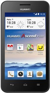 Huawei Ascend Y330 Smartphone 4 Zoll 4 GB Android schwarz "gut"