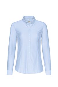 HAKRO Bluse Natural Stretch 129, ozeanblau, 2XL