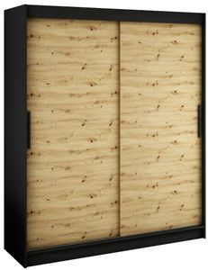 Kleiderschrank, Schiebetürenschrank, Schlafzimmer, Schrank BRENT T 180 cm