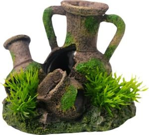 INF Aquarium Harz Ornament - Antike Wasserkrug Dekoration